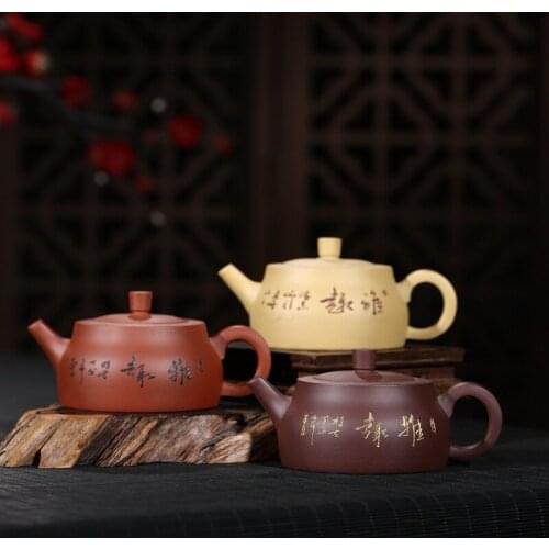 Goods all hand carved its mud painting refined taste pot of high-quality goods wholesale agent undertakes the teapot