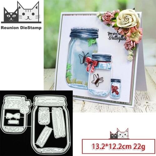 Reunion New Design Craft Metal Die Cuts Drifting Bottle Cutting Die Scrapbooking Album DIY Paper Card Embossing Stencils