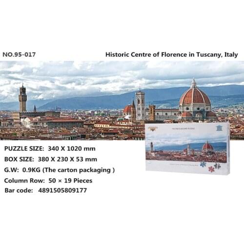 Adult Puzzle 950 Pieces More Than The Worlds Distinctive Landscape Handmade Works Banner Home Decoration Hanging Painting