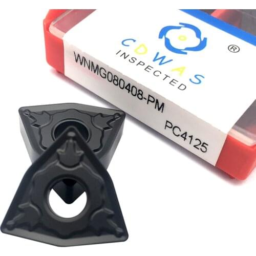 WNMG080404 WNMG080408 WNMG080412 PM PC4125 High Quality External Turning tool CNC Lathe Cutter Tool Carbide Inserts For Steel