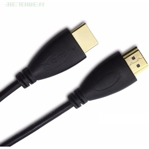 1m Wholesale Male-male HDMI Cable1.4 1080P 3D Gold Plated Cable for HDTV XBOX PS3 30pcs/lot