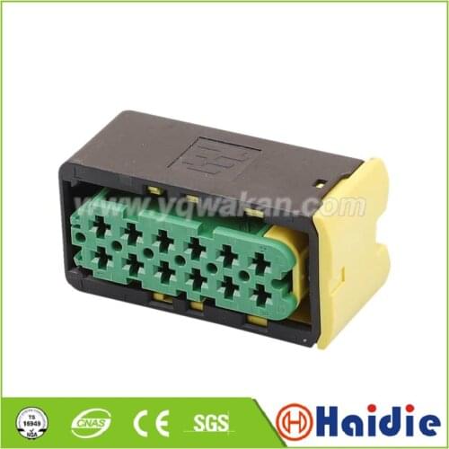 2sets 12pin auto wiring harness plug cable electric plug connector 3-1670901-1