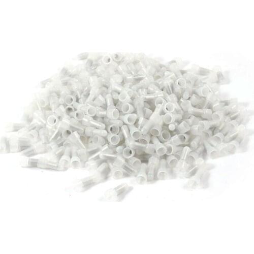 300 Pcs CE-1 Closed End Wire Connectors 22-18 Gauge Crimp Caps White