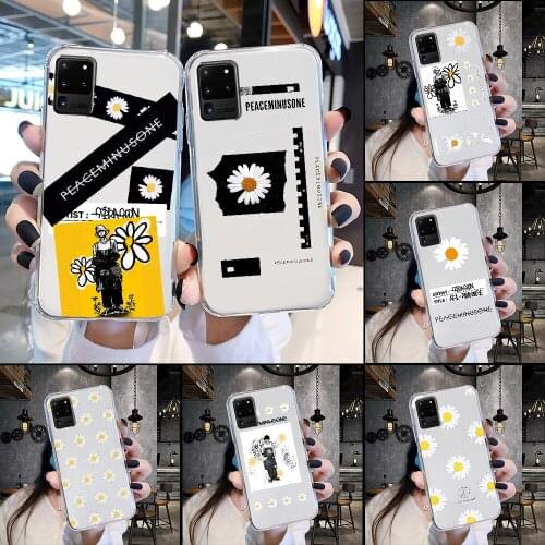 G Dragon peaceminusone Phone Case For Samsung Galaxy Note 4 8 9 10 20 S8 S9 S10 S10E S20 Plus UITRA Ultra transparent soft