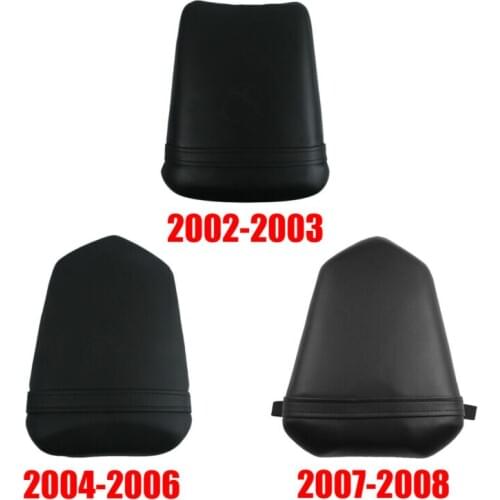 Black Motor Rear Pillion Passenger Seat For Yamaha YZFR1 02-03 04-06 07-08