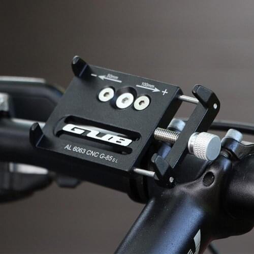 GUB G-85 Classic Phone Mount for 3.5-6.2 inch Smartphone Anodized Alloy Bracket GPS Holder Bicycle Handlebar Headset Rack