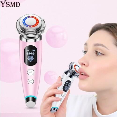 EMS Rf Lifting Vibrat Massager for Face Eye Rejuvenation Remover Wrinkle Beauty Skin Care Ultrasonic Facial Cleaning LED Devices