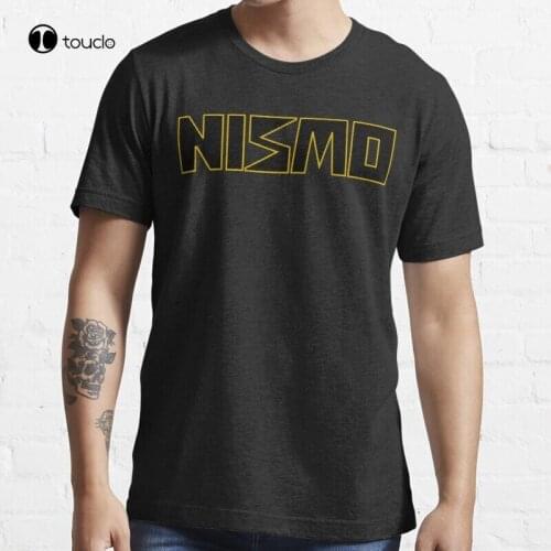 Classic Gold And Black Nismo Niss Racing Team Logo Jdm Skyline Gtr Silvia 240 240Sx 180Sx T-Shirt Cotton Tee Shirt