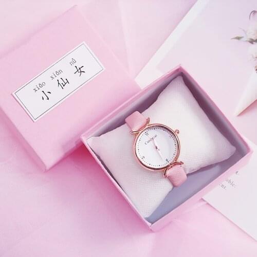 Pink Luxury Watch Box Square Elegant Girls Paper Gifts Box Bracelet Jewelry Wrist Watches Display Storage Box Dropshipping 2019