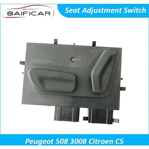 Baificar Brand New Genuine Car Seat Adjustment Switch 96653725ZD Arm Adjust Button Handle For Peugeot 508 3008 Citroen C5