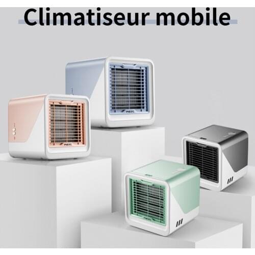 Air Cooler Summer Indoor 500ml Cooler Colorful Light Mini Portable Room Cooler USB Charging Home Office Table Air Conditioner