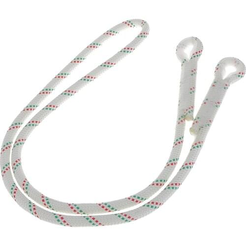 Outdoor Climbing Equipment 1PC 1M/1.5M 22KN Safety Rope Dynamic Rope Lanyard White Rock Climbing Accessory Fall Protection