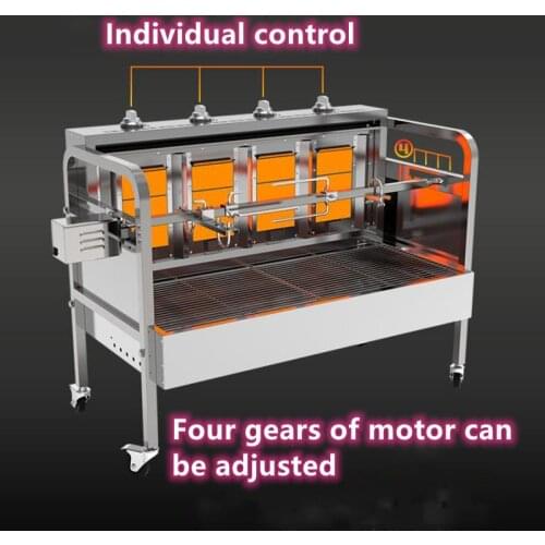 Supper quality automatic outdoor gas and charcoal BBQ grill gas infrared burner BBQ grill