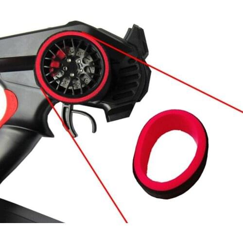 Universal RC Transmitter Double Color Steering Wheel Sponge Grip for Flysky Remote Control Parts