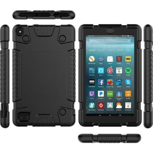 Protective Case Tablets E-Books cover Suitable For Amazon Fire 7 2019 Silicone Cases Waterproof And Dustproof Case