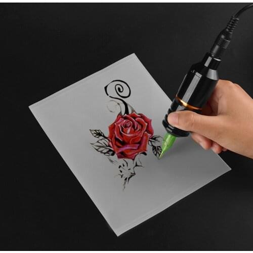 Atomus 1pc Permanent Makeup Eyebrow Lips Tattoo Practice Skins Blank Practice Skin Sheet for Needle Machine Accessory Supply Kit