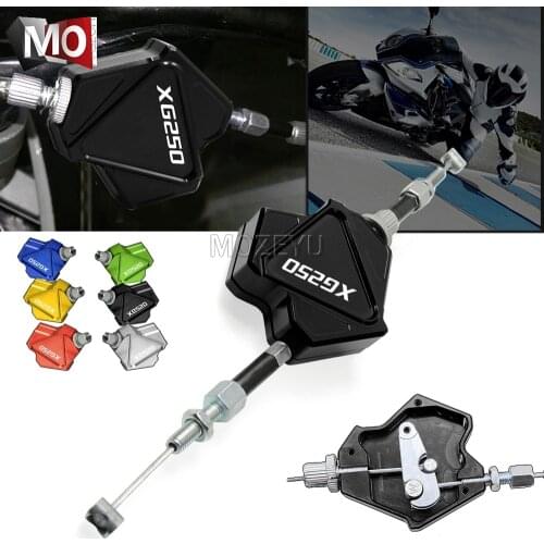 Motorcycle CNC Aluminum Stunt Clutch Lever Easy Pull Cable System For YAMAHA XG250 XG 250 TRICKER 2004-2010 2005 2006 2007 2008