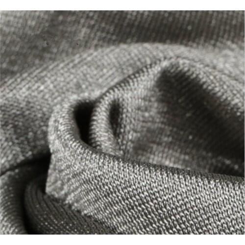 100% silver fiber anti radiation fabric for maternity dress
