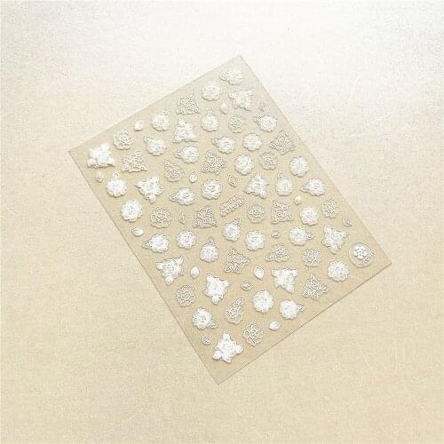 CC-043 CC-002 CC-004 CC-013 Flower 3D Back glue Nail Art Stickers Decals Sliders Nail ornament decoration