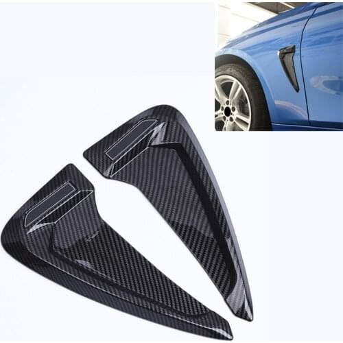 For BMW E46 F30 E90 E60 F20 F10 E36 E39 E87 E70 G30 Car Shark Gills Side Fender Vent Decoration 3D Stickers Auto Accessories