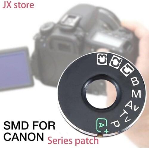 For Canon 5D3 5D4 60D 6D mode dial pad turntable patch tag plate nameplate Camera repair parts