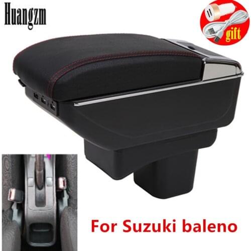 For Suzuki baleno Armrest 2015-2020 2017 2018 2019 Retrofit parts Car special Armrest box Center Storage box car accessories Int