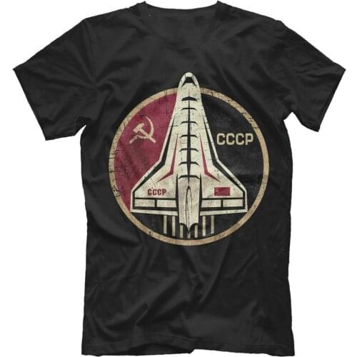 Soviet Space Programm Russia USSR CCCP Buran T-Shirt. Summer Cotton Short Sleeve O-Neck Mens T Shirt New S-3XL