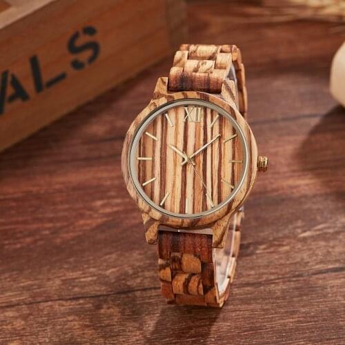 Gorben Minimalist Full Wooden Watches Women Men Bamboo Wood Watch Fashion Creative Quartz Wristwatch Handmade Clock Hours Design