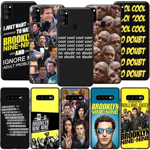 GX44 Brooklyn Nine Nine Silicone Soft Case for Samsung S6 S7 Edge S8 S9 S10 S10E S20 Fe S21 S21s S30 Ultra Plus Lite