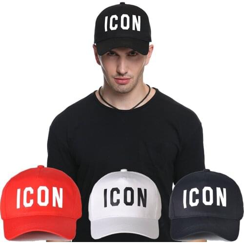 2021 new Italy icon brand Baseball Caps hat men Baseball Caps cotton unisex Adjustable women dsq Baseball Caps letter black cap