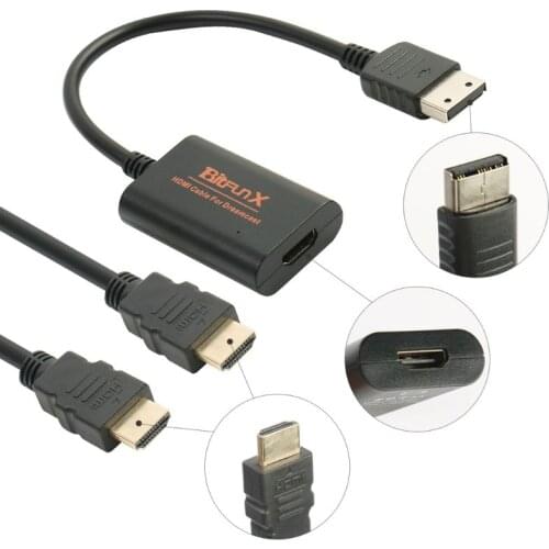 HDMI Adapter for Sega Dreamcast Consoles HDMI/HD-Link Cable