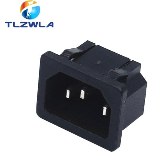 250VAC 15A AC power socket C14 Inlet Power Socket Connector Plug Industrial socket Plug IEC320 C14 3Pin Panel Power Inlet Socket