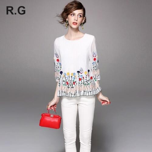 ROCICIE GELA Blue Blouses