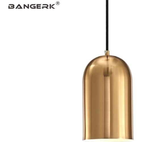 Nordic Design LED Pendant Lamp Loft Decor Modern Gold Iron Single Head Hanging Light Home Lighting Fixtures Indoor Luminaire