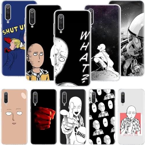 One Punch Man Anime Phone Case For Xiaomi Redmi Note 10 9 8 Pro 9S 8 8T 7 6 5 6A 7A 8A 9A 9C 4X S2 K20 K30 Art Cover Coque
