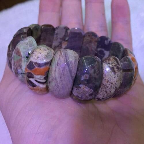 Mixed agate stone beads bracelet natural gemstone bracelet fashion jewelry for woman for gift wholesale