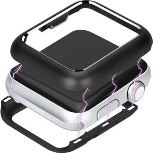 Aluminum alloy case cover For Apple Watch series 4 44mm/40mm iwatch 3 2 1 42mm/38mm magnetic adsorption protective frame shell