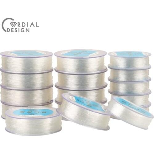 Cordial Design 0.5-1mm Elastic Thread For DIY/Jewelry Cord String For Craft Making/Hand Made Wire/Jewelry Findings & Components