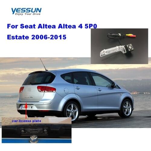 Yessun License plate rear camera For Seat Altea Altea 4 5P0 Estate 2006-2015 Car Rear View camera Parking Assistance