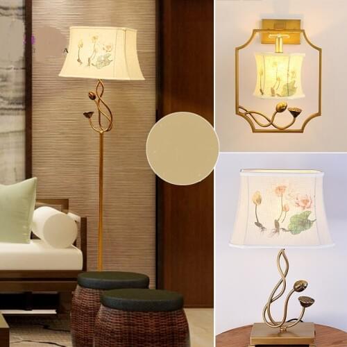 Chinese style floor lamps bedroom living room lamp lights retro minimalist modern creative LED desk lamps ZA895
