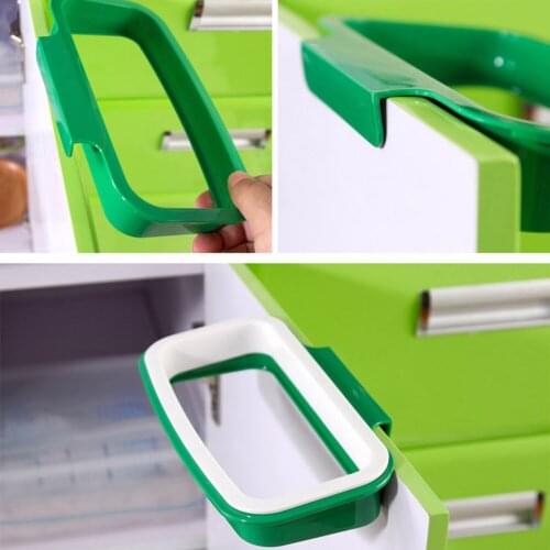 Kitchen Trash Rack Door Hanging Trash Can Foldable Bathroom Wall Mounted Lightweight Safety Waste Bin Bedside Supplies