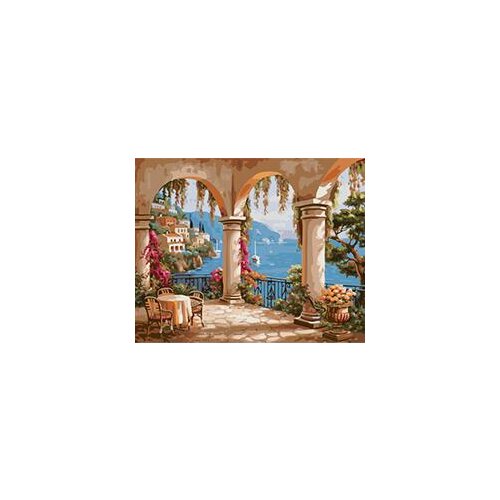 MaHuaf-W104 Fantastic Beautiful landscape paintings for paint by numbers on canvas DIY oil paintings for living room