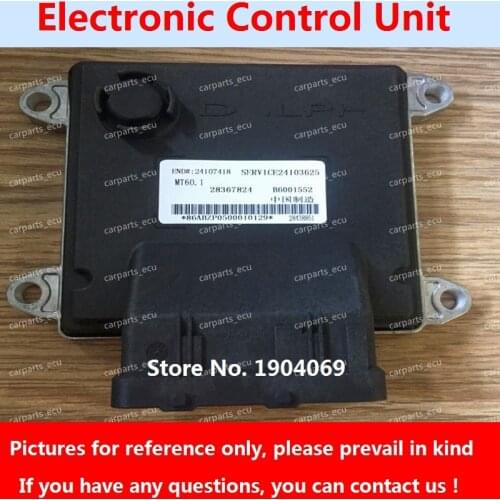 Engine Computer Board B6001552 28367824 28438851 24107418 MT60 ECU B6000789 28367824 28381562 For Buick Excelle Car