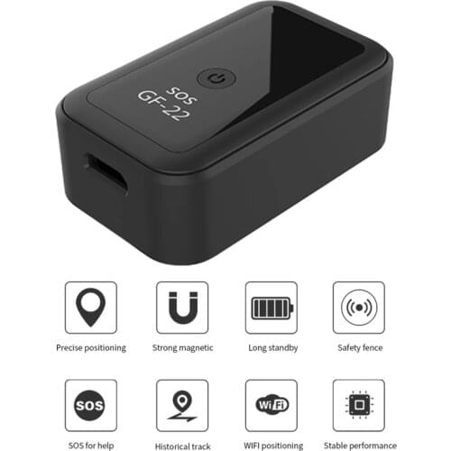 2021 New GF22 Car GPS Tracker Strong Magnetic Small Location Tracking Device Locator For Car Motorcycle Truck Recording Tracking