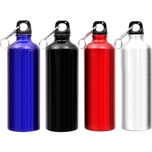 750ml aluminum alloy outdoor bicycle sports water bottle portable leak-proof water bottle mountaineering cycling camping supplie