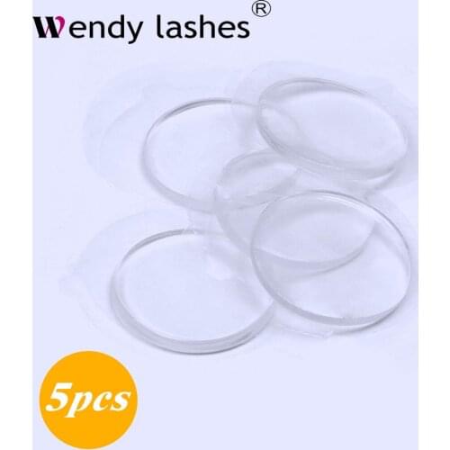 Silica Gel Pads Eyelash Extensions Supplies Washable Easy Fan Lash Pad Beginner Make Fans Tools With Glue Eyelash Stand Reusable