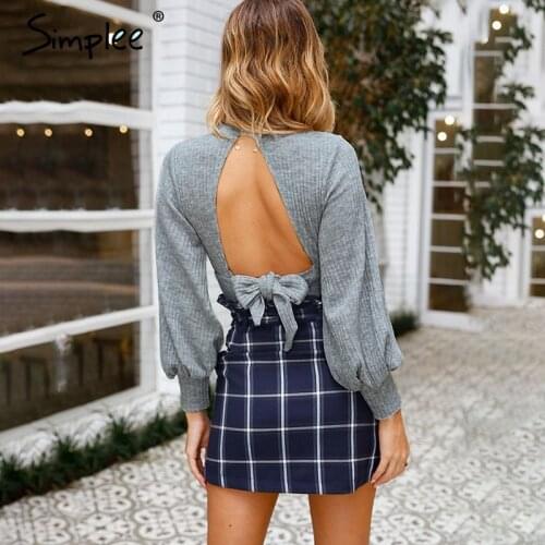SIMPLEE Black Blouses