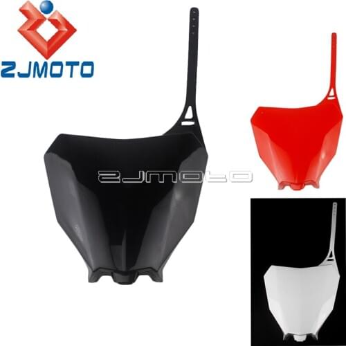 Off Road ABS Plastic Black Fairing Front Number Plate For Honda CRF450R CRF450RX 2017-2020 CRF250R 2018-20 CRF250RX 2019-2020