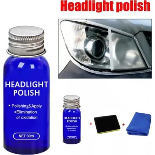 Car Headlight Maintenance Clean Retreading Agent Headlight Lens Restorer Repair Liquid Polishing Anti-scratch Car Accessories