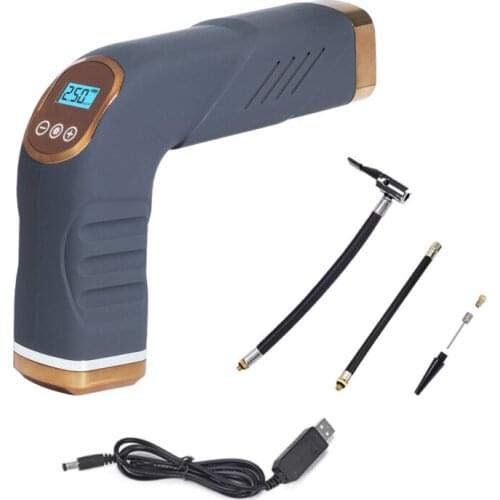 Air Pump Wireless portable air comperssor Digital Car Tyre Pump Rechargeable for Car Bicycle Tires Balls pump 12V 2000mAH